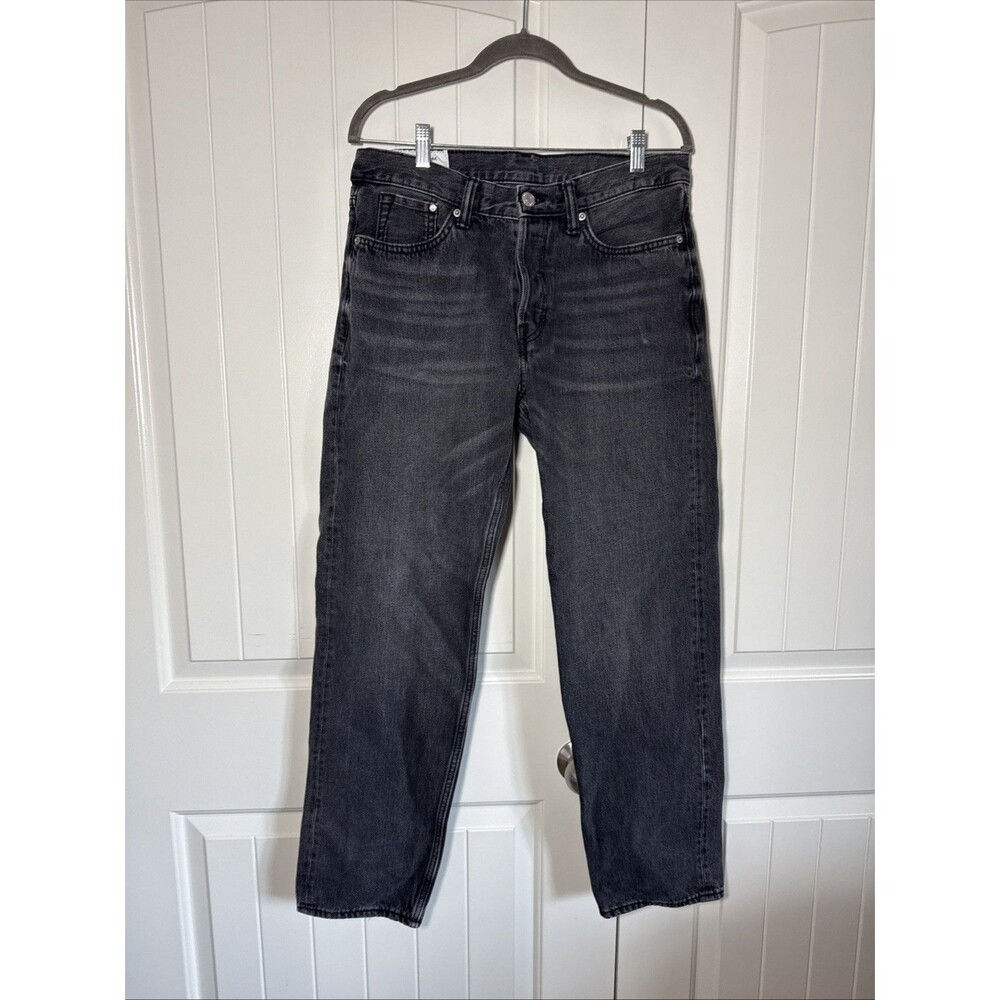 H&M Black Straight Leg Jeans Size 32